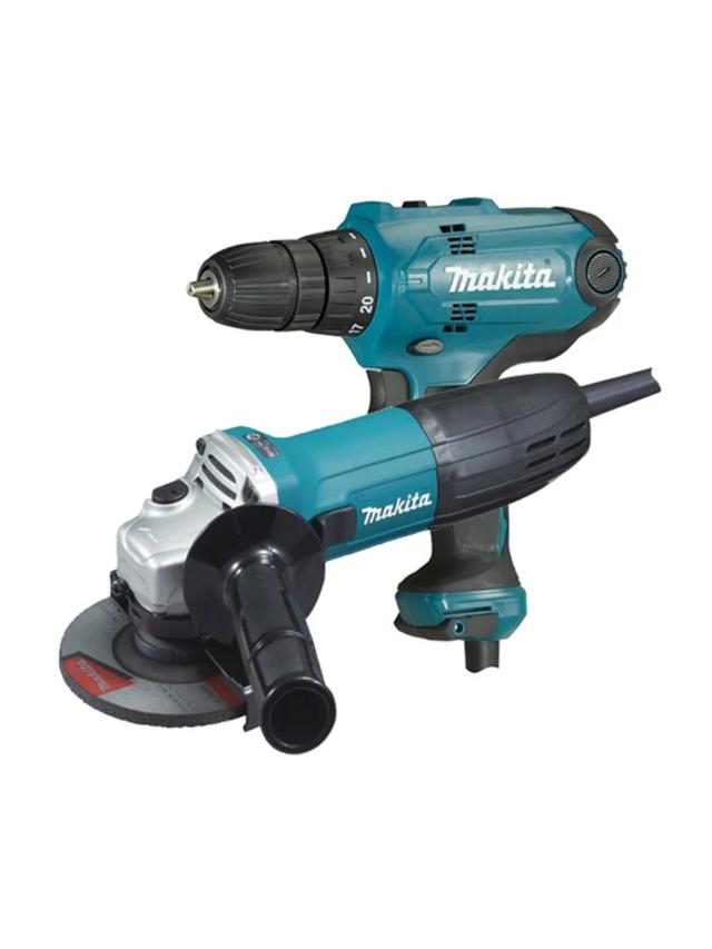 Набор Makita DK0117 (дрель-шуруповёрт DF0300 + УШМ 9555HN)