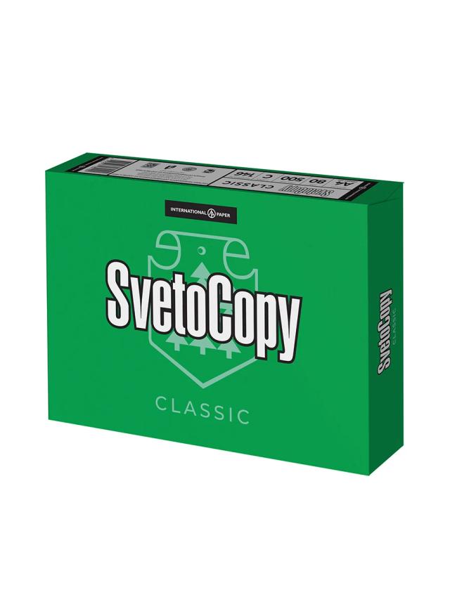 Бумага листовая для офисной техники Svetocopy А4 80 гр/м2 в пач 500 листов