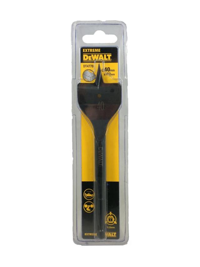 Перьевое сверло по дереву 40 х 152 мм DeWalt DT4778-QZ
