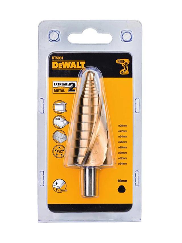 Ступенчатое сверло по металлу 20-34 мм DeWalt DT5031-QZ
