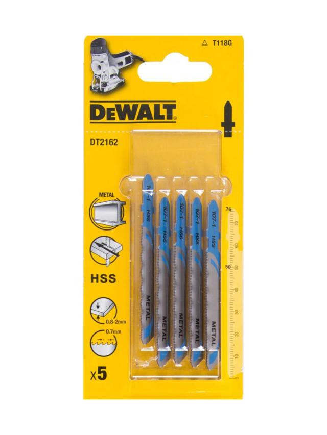 Пилки по металлу для лобзика 76 мм HSS DeWalt DT2162-QZ