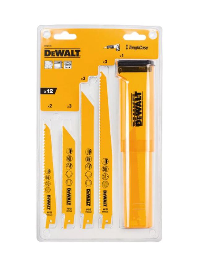 Набор полотен по спец. материалам для сабельных пил DeWalt DT2445-QZ 12шт