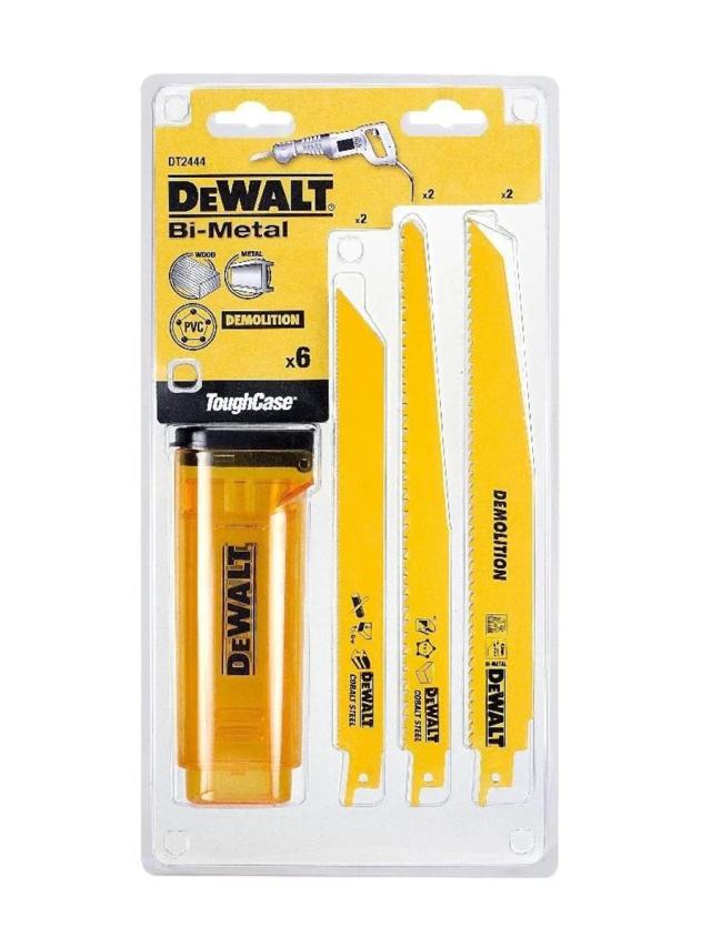 Набор полотен по спец. материалам для сабельных пил DeWalt DT2444-QZ 6шт