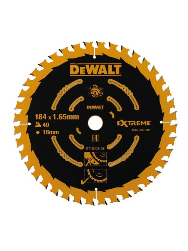 Пильный диск по дереву 184 х 16 мм DeWalt DT10303-QZ