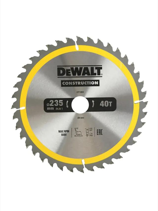 Пильный диск по дереву 235 х 30 мм DeWalt DT1955-QZ