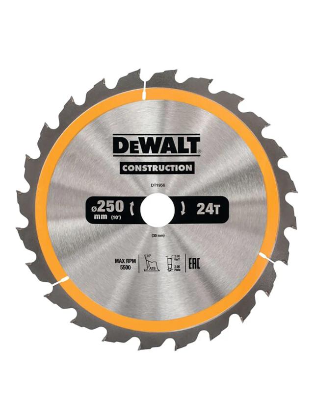 Пильный диск по дереву 250 х 30 мм DeWalt DT1956-QZ