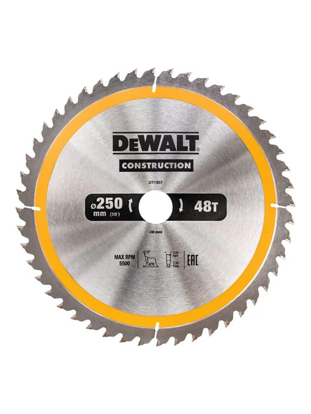 Пильный диск по дереву 250 х 30 мм DeWalt DT1957-QZ