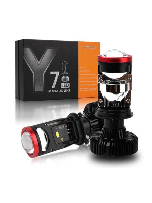 Автомобильная LED лампы High Power Y7 H4 mini led lens