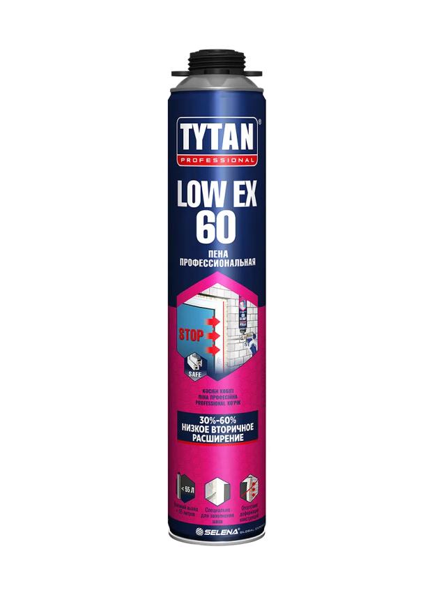 Профессиональная пена пистолетная Tytan LOW EX 60 . 750 мл
