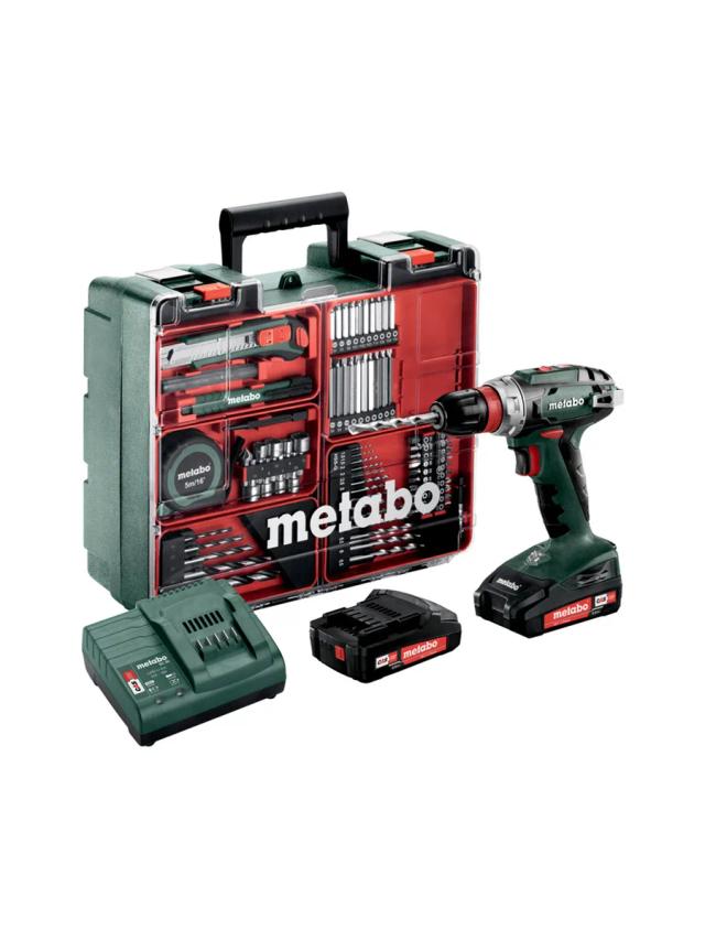 Двухскоростная безударная дрель-шуруповёрт Metabo BS 18 Quick Set 602217880