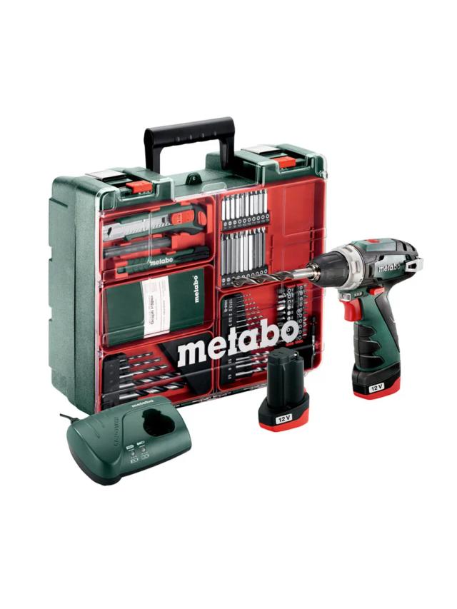 Двухскоростная безударная дрель-шуруповёрт Metabo PowerMaxx BS Basic Set