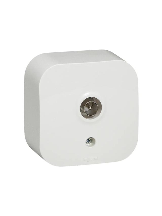 ТВ розетка 1 разъём Legrand белый