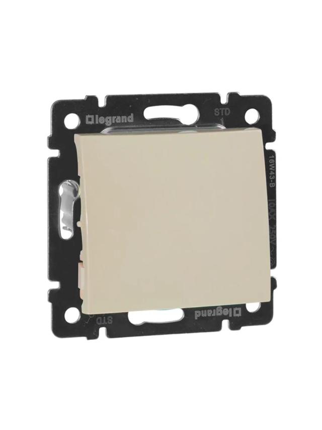 Выключатель 1 клавиша 10A IP20 Legrand 774301 слоновая кость
