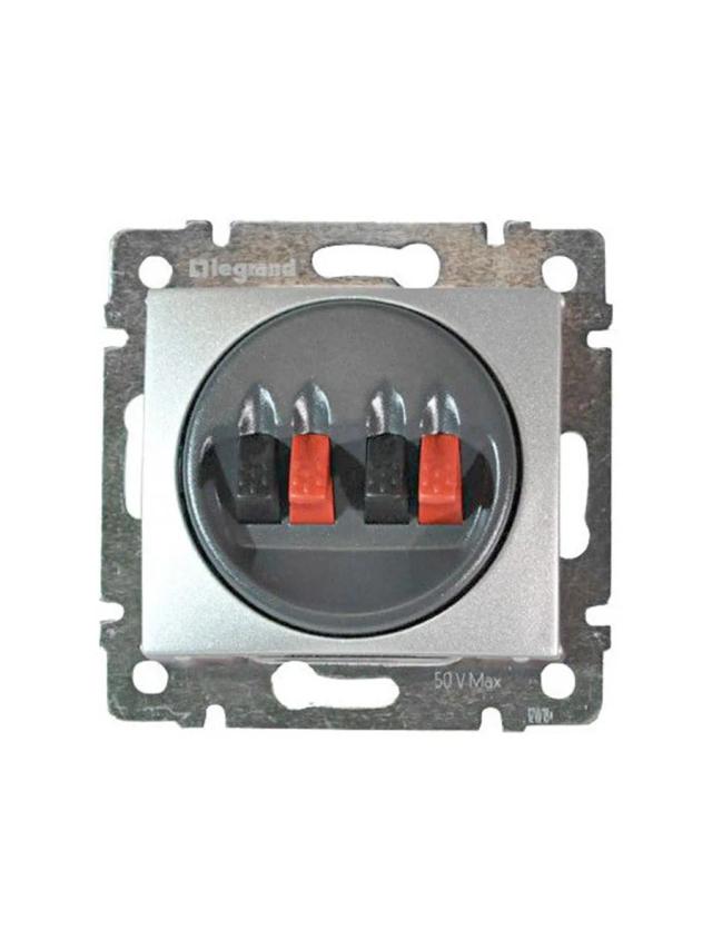 Розетка для колонок двойная Legrand 770124 слоновая кость