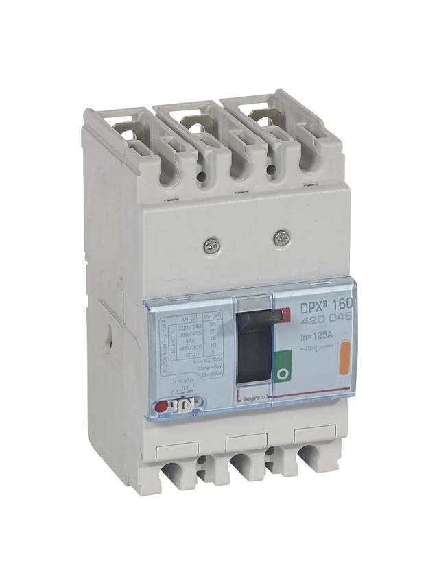 Автоматический выключатель DPX3 160 25кА 125А Legrand 420046