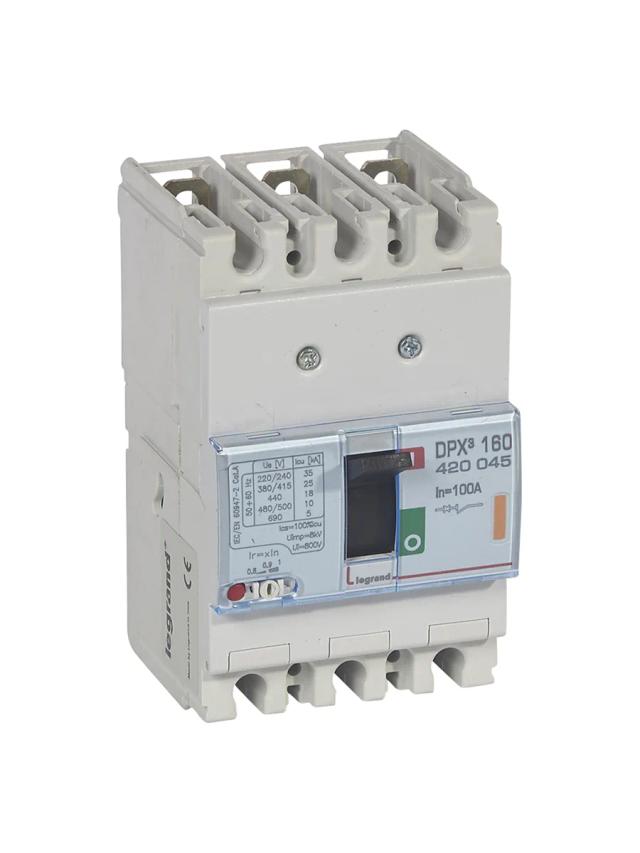 Автоматический выключатель DPX3 160 25кА 100А Legrand 420045