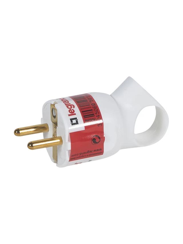 Вилка 16А IP20 Legrand Elium 050190 белый