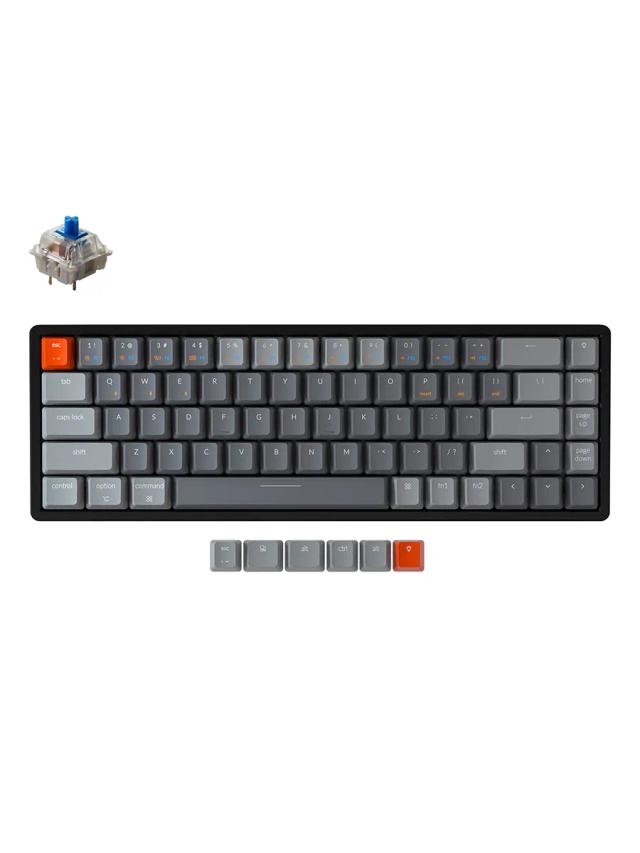 Игровая клавиатура Keychron K6W2 Optical Blue RGB черный