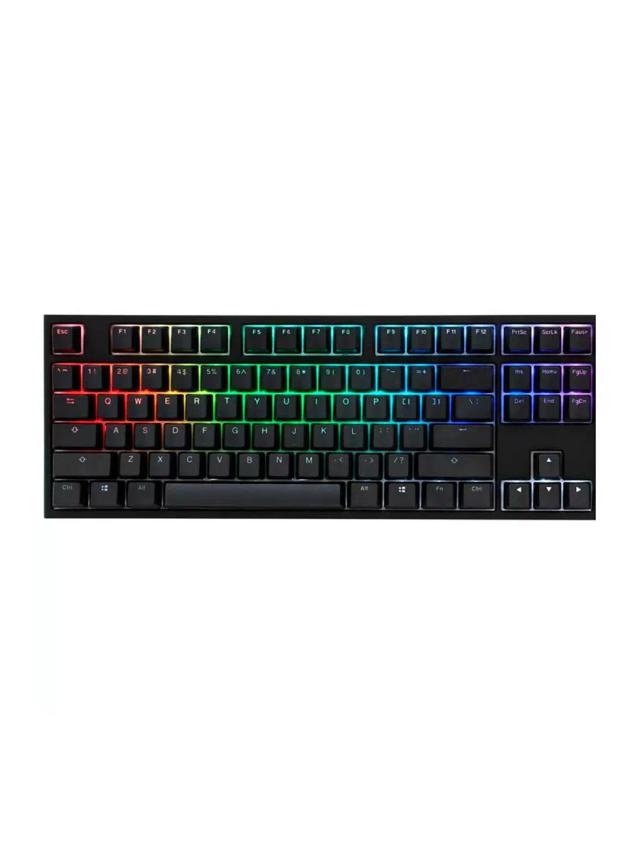 Игровая клавиатура Ducky One 2 TKL Cherry Blue RGB LED черный