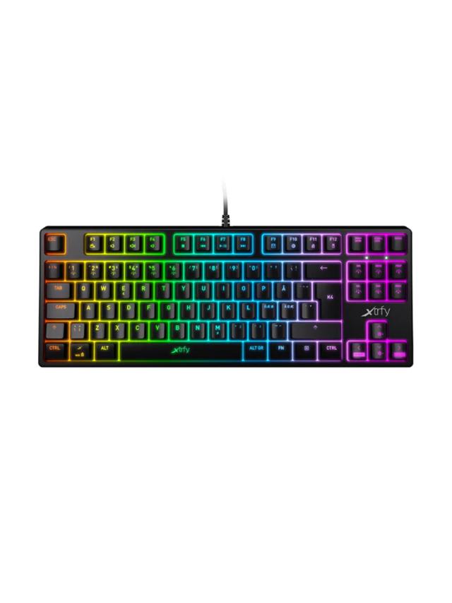 Игровая клавиатура Xtrfy K4 TKL RGB черный