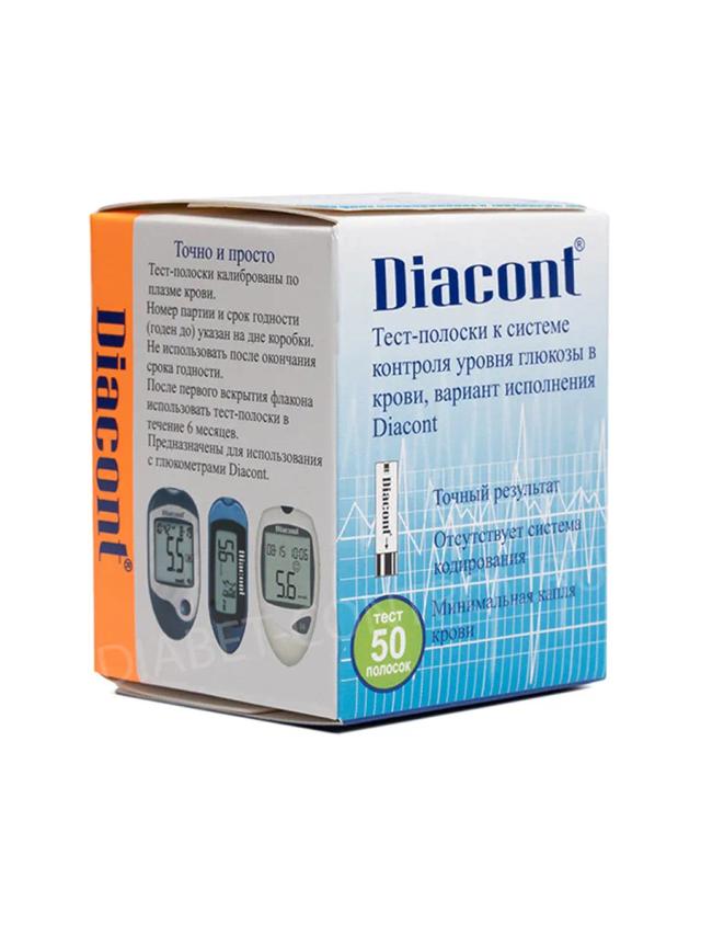 Тест-полоска Diacont PCS-50