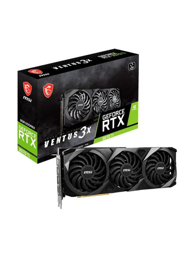 Видеокарта MSI GeForce RTX3070 Ti VENTUS 3X 8GB