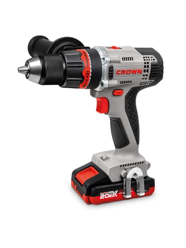 Двухскоростная безударная дрель-шуруповёрт Crown CT21076LH-2 BMC