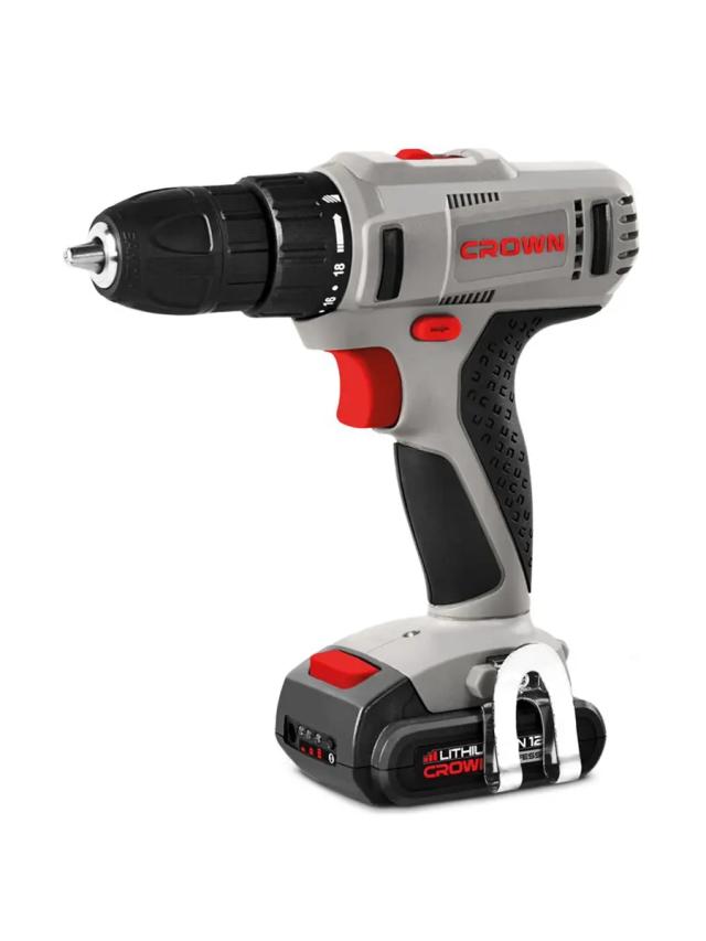 Двухскоростная безударная дрель-шуруповёрт Crown CT21052LH-1.5