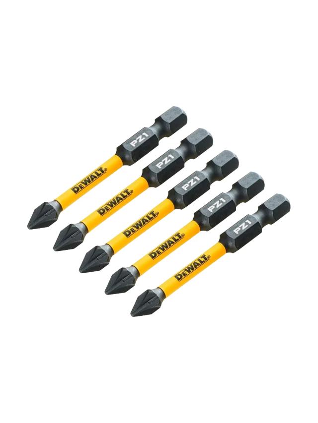 Биты 7мм DeWalt FLEXTORQ PZ1 DT7390T-QZ 5шт