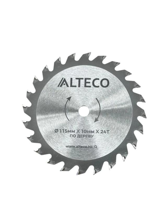 Пильный диск по дереву 115 х 10 мм Alteco 24T (54132)
