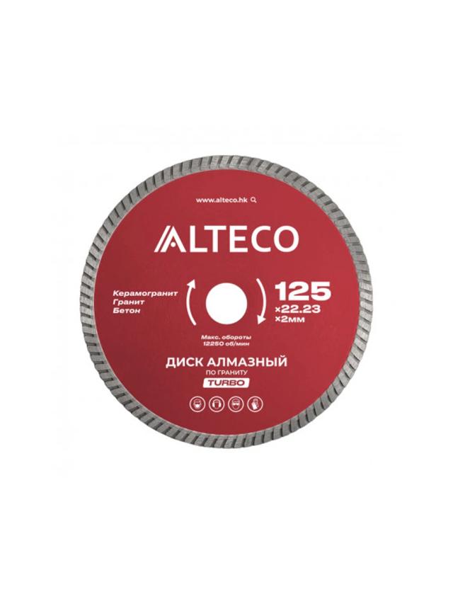 Диск алмазный по граниту Alteco Turbo 125x22.23x2 мм (66522)