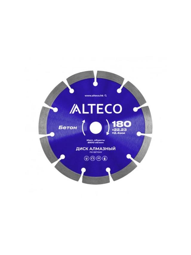 Диск алмазный по бетону Alteco 180x22.23x2.4 мм (66518)