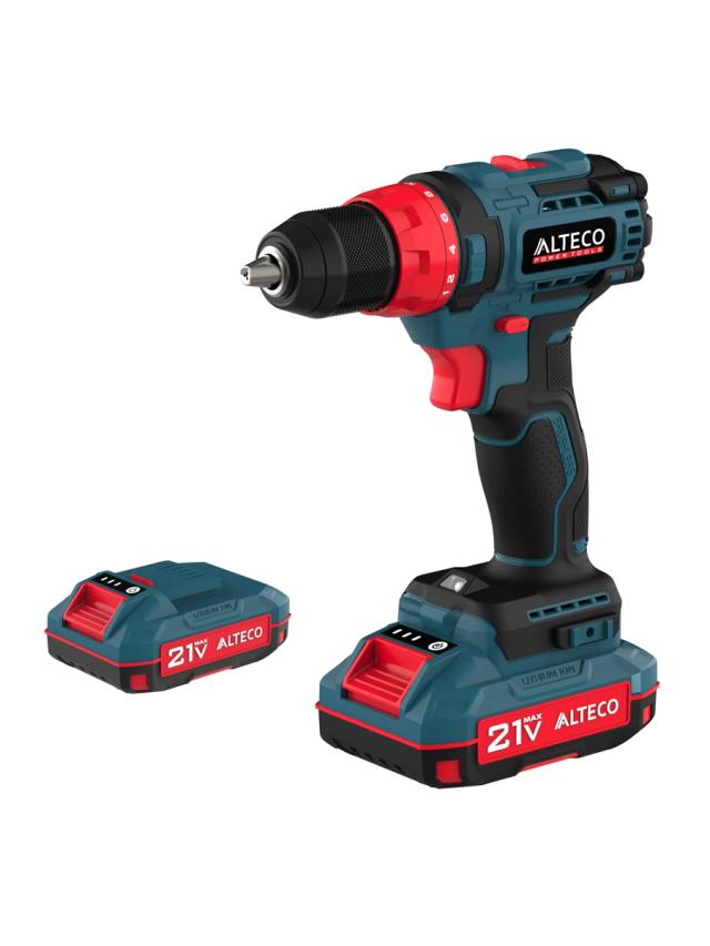 Двухскоростная ударная дрель-шуруповёрт Alteco CD 21-45 BL X2