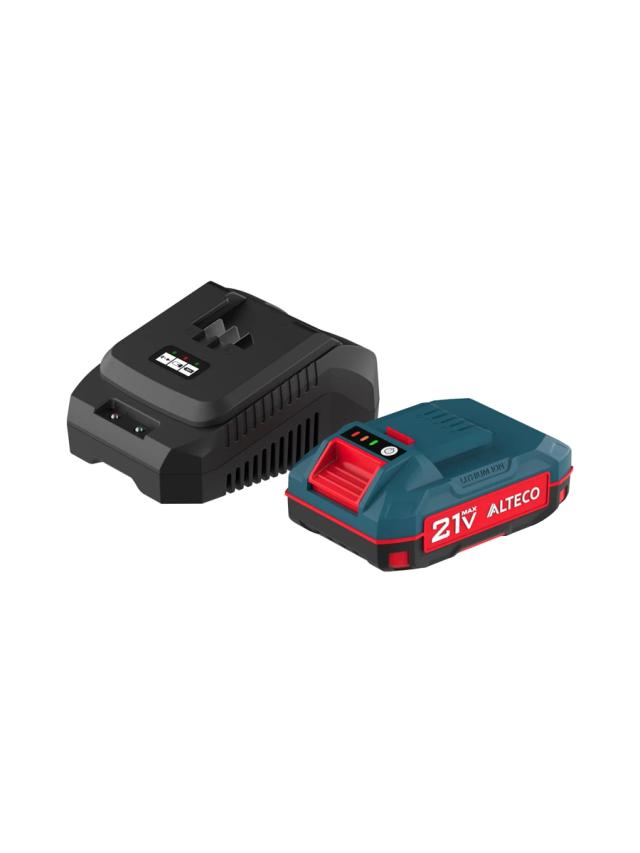 Набор аккумулятор 2Ач 21В + зарядное устройство Alteco BCD 21-20 Li + BC 21-40 QF