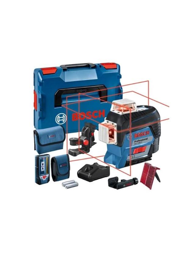 Лазерный нивелир Bosch GLL 3-80C + LR7 + L-boxx (0601063R05)