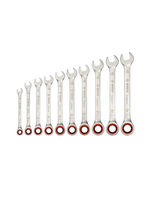 Набор ключей с трещеткой Bosch 1600A02AU0 10шт