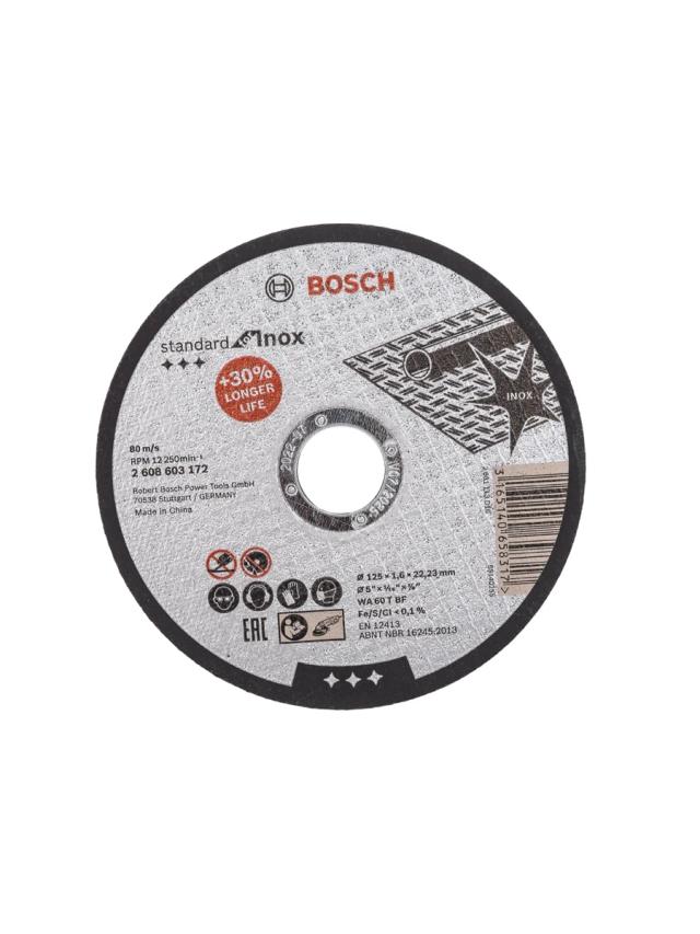 Круг отрезной 125 х 1.6 мм Bosch Standard 2608603172