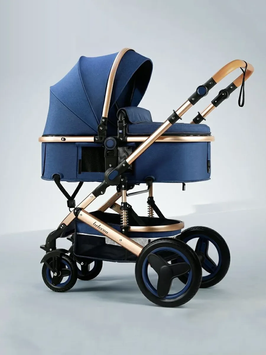 Детская коляска Belecoo 530 D синяя