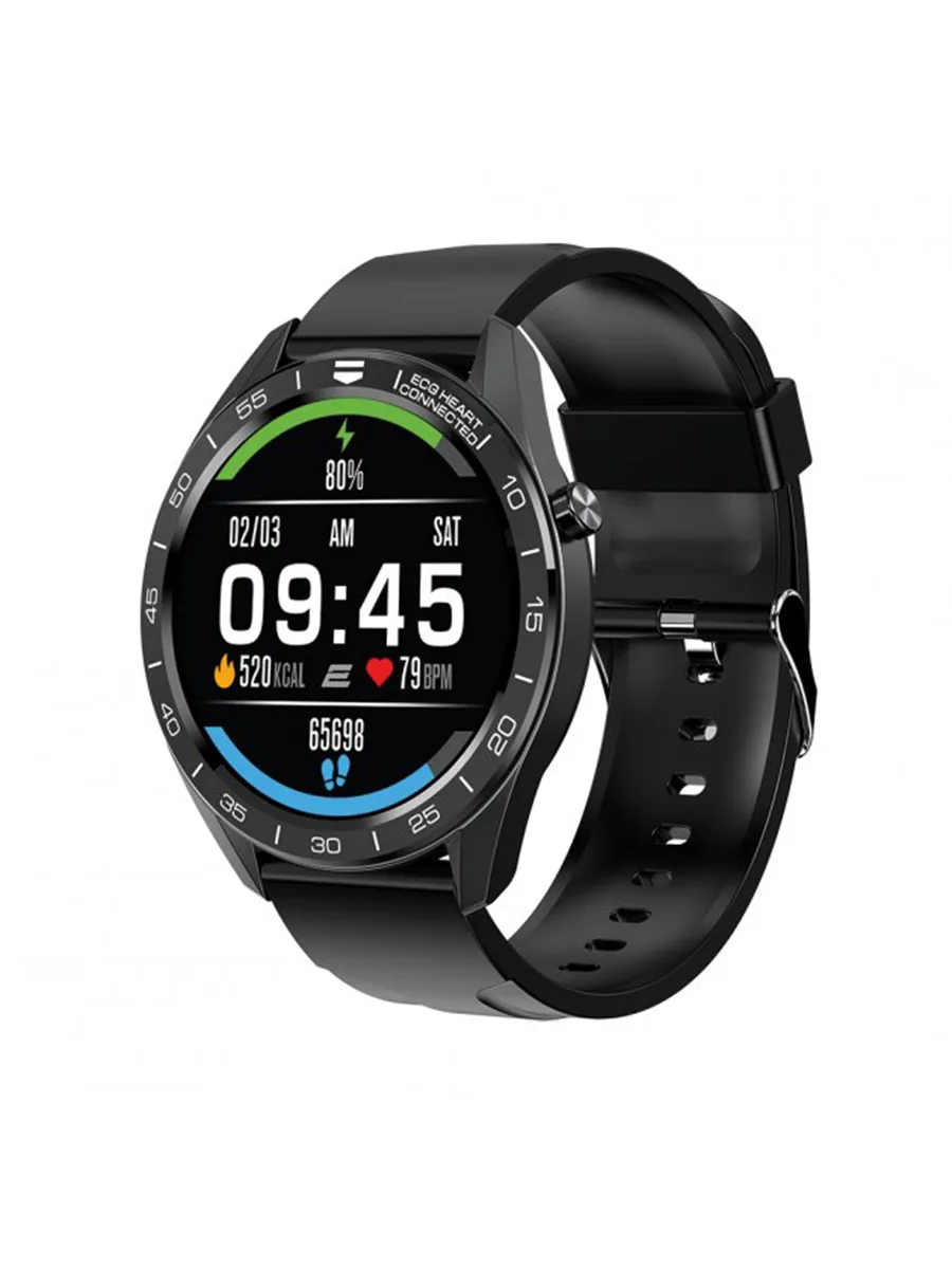 Смарт часы 1.3″ 2E Motion GT 46mm (2E-CWW20BKSL)