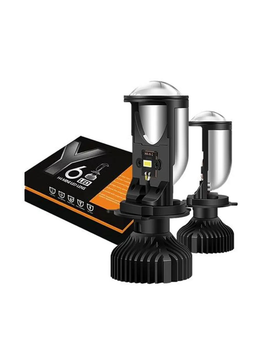 Автомобильные LED лампы High Power Y6 H4 mini led lens