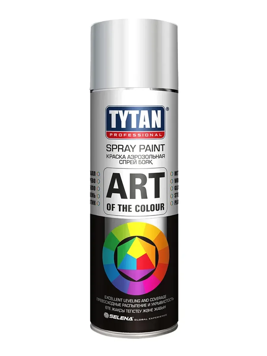 Краска аэрозольная Tytan Spray Paint 400 мл белый глянцевый