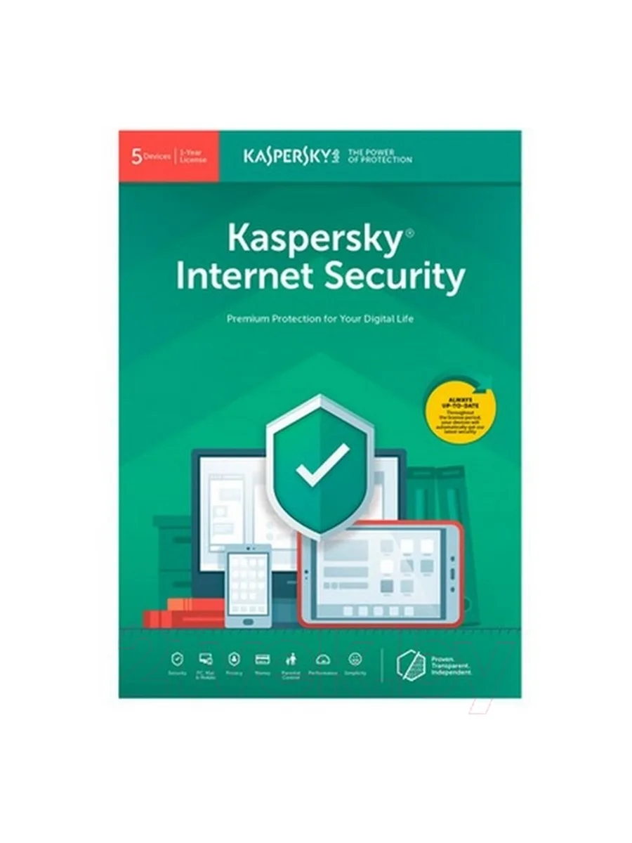 Антивирус Kaspersky продление на 5 устройств KL19392UEFS
