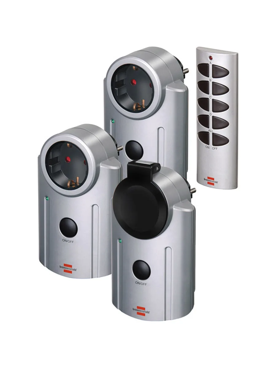 Набор беспроводных розеток Brennenstuhl RC 2044 (1507670)