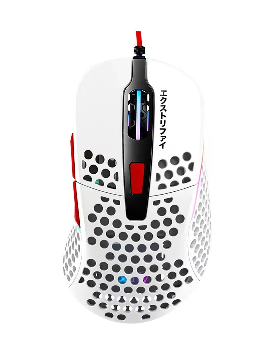 Проводная мышь 16000 dpi 6 клавиши Xtrfy XG-M4 RGB Tokyo белый