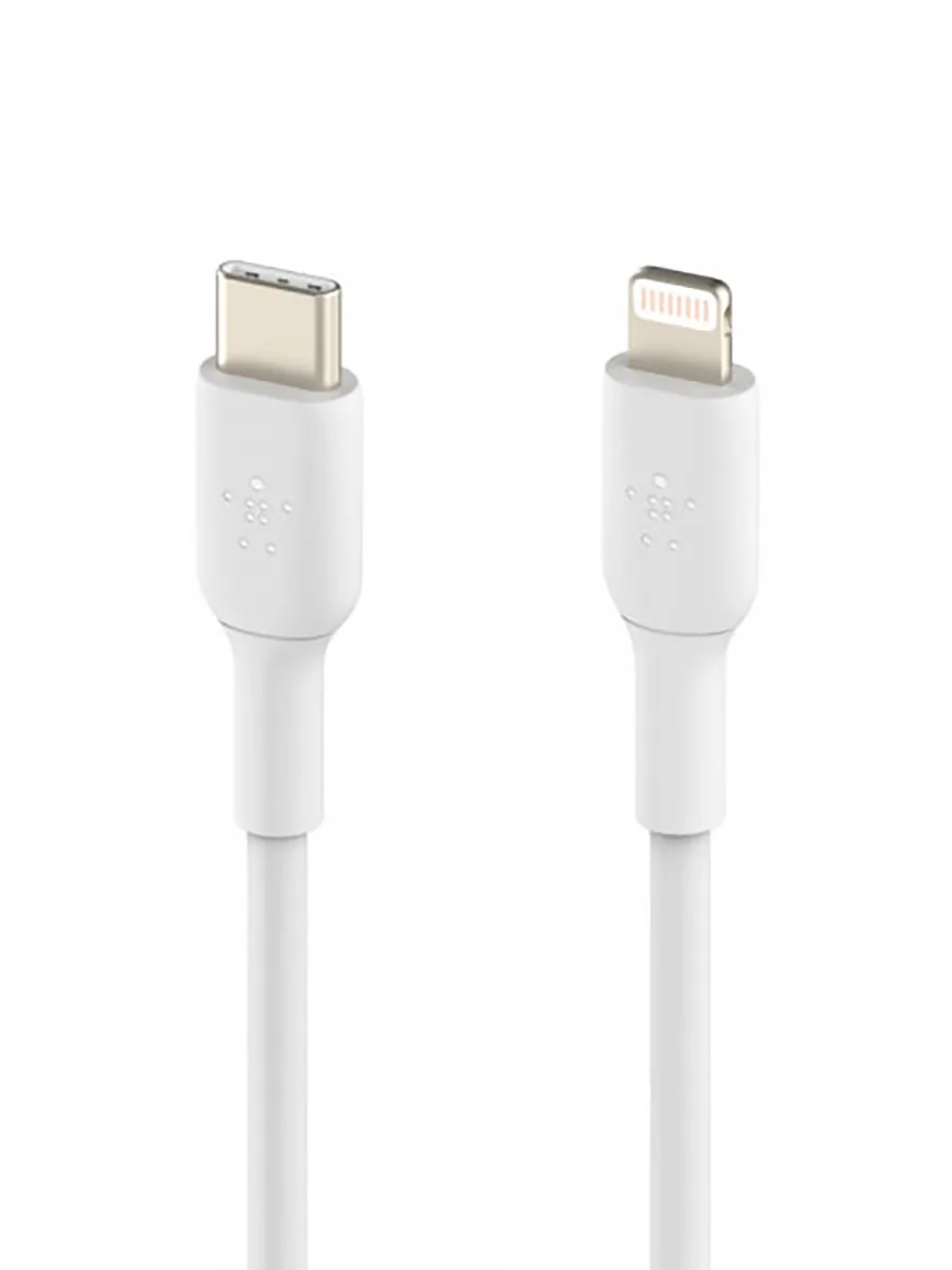 Кабель передачи данных USB Type-С - Lightning Belkin CAA-003 белый