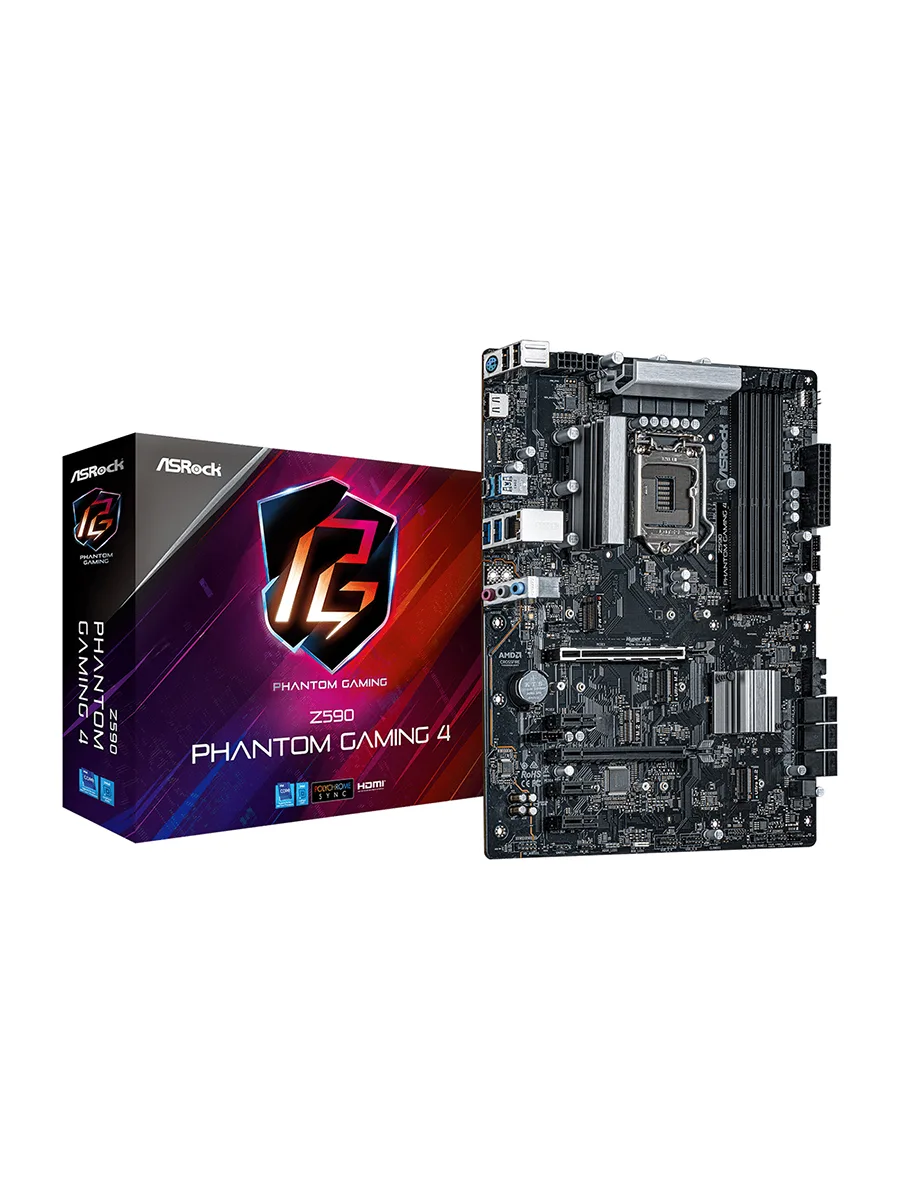 Материнская плата ASRock Z590 Phantom Gaming 4