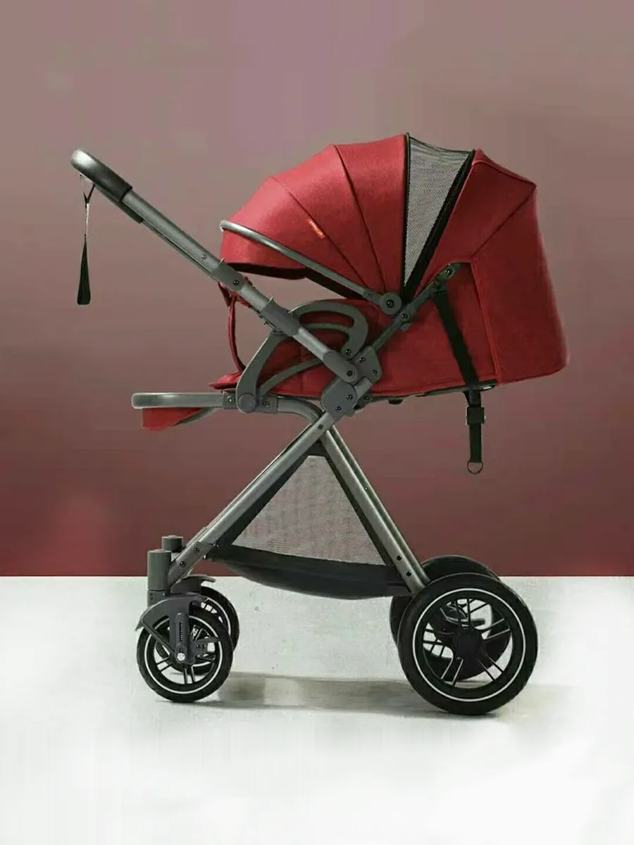Детская коляска Yonest A10 C красная