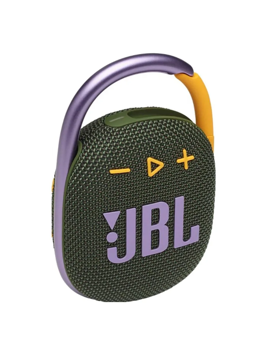 Портативная колонка JBL Clip-4 фиолетовый-жёлтый