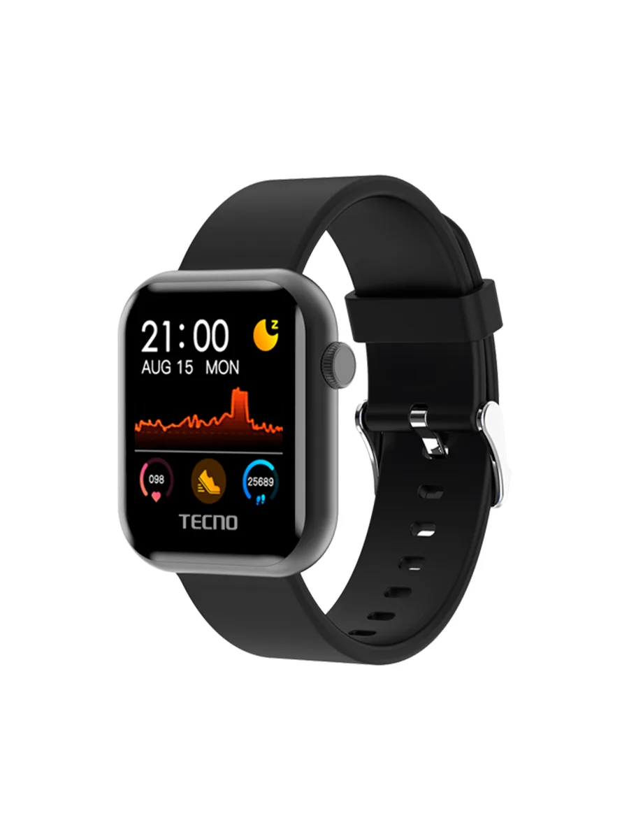 Смарт часы 1.3″ Tecno Mobile TSP-W01 черный