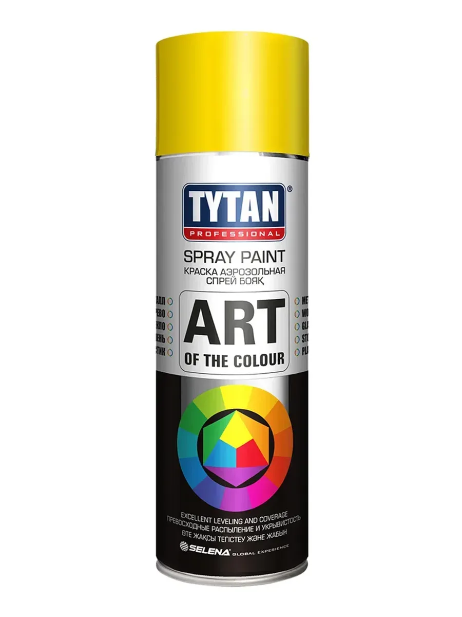 Краска аэрозольная Tytan Spray Paint 400 мл желтый